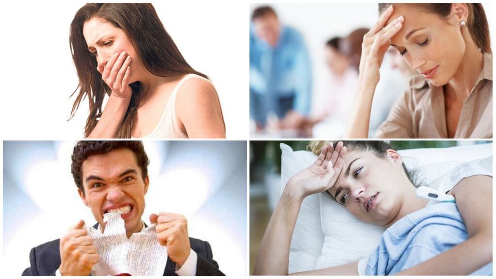 Symptômes de la présence de parasites dans le corps.